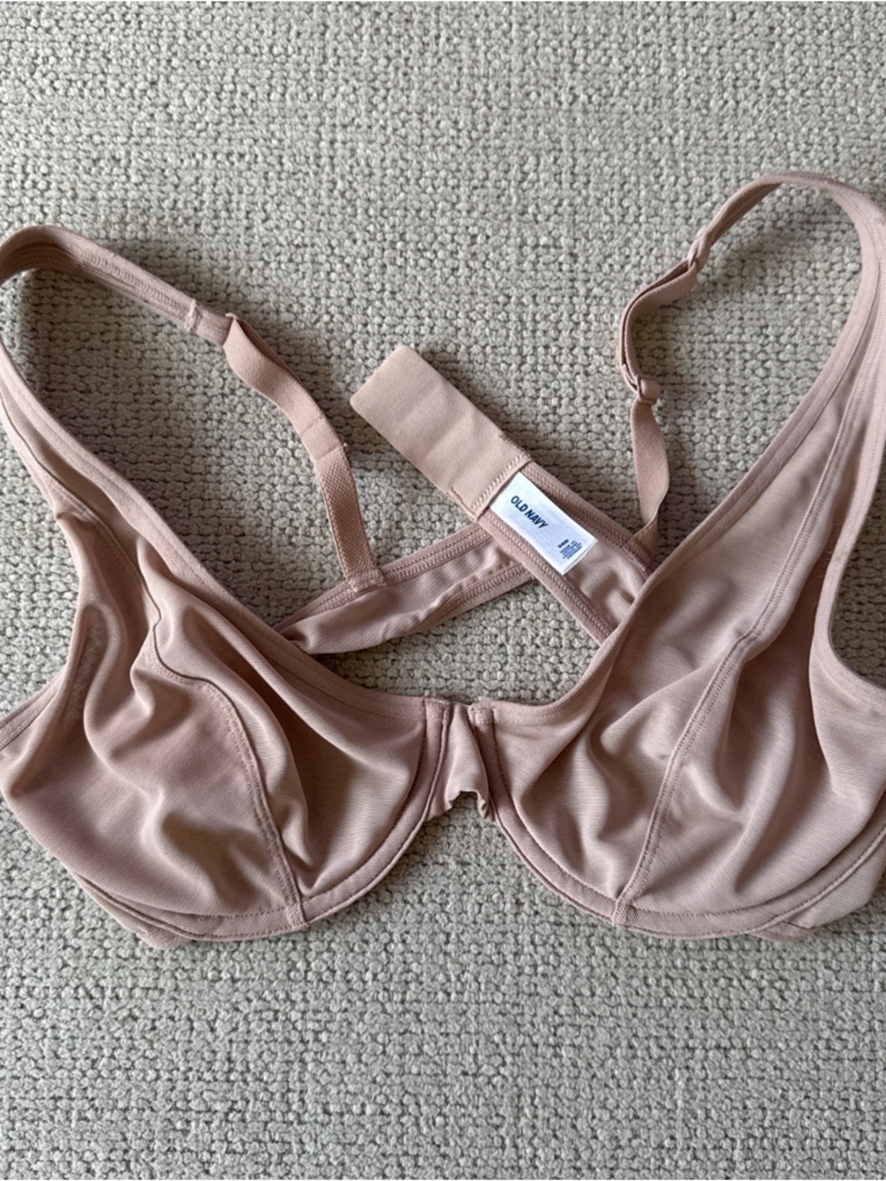 Old Navy Blush Pink Underwire Everyday Bra